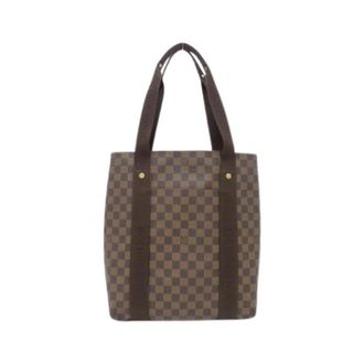 Louis Vuitton Pre-owned Tote Bags, male, Brown, Size: ONE SIZE Pre-owned Beaubourg Damier Shoulder Bag