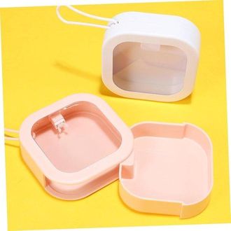 OEM Elegante Y Espaciosa Caja De Almacenamiento Con 2 Compartimentos. Caja De Almacenamiento De Pl&aacute;stico Para Uso Diario Y Viajes