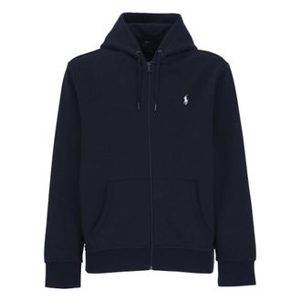 Ralph Lauren Full Zip Hooded Sweatshirt - Heren - Vesten met rits - Blauw - S - Katoen - Hoodies & sweatvesten