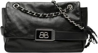 Balenciaga Pre-owned Shoulder Bags, female, Black, Size: ONE SIZE Pre-owned Vintage Shoulder Bag