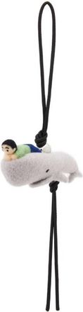 Loewe Whale Charm In Felt and Calfskin