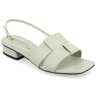 Journee Collection Women & apos;s Tabatha Medium and Wide Width Flat Sandals