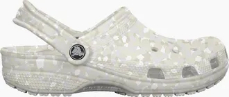 Crocs Womens Classic Confetti Womens Clogs - White - Size: 9
