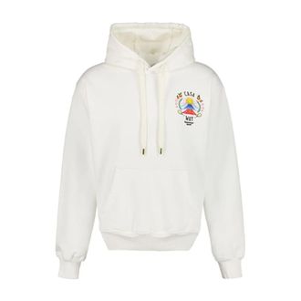 Casablanca Stijlvolle Katoenen Sweatshirt Aw 25 - Heren - Hoodies - Wit - M - Katoen - Hoodies & sweatvesten