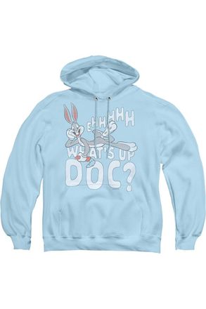 Gildan Looney Tunes Whats Up Adult Pull Over Hoodie / Hooded Sweatshirt