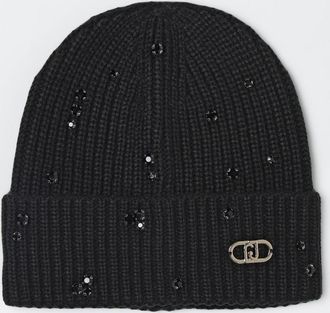 Liu Jo Cappello Liu Jo in maglia a coste con strass