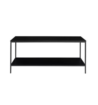 Moloo Soporte de TV negro y met&aacute;lico de 100x45 cm