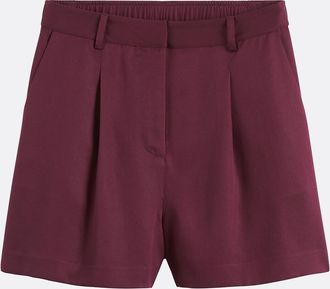 La Redoute Collections TENCEL korte broek met figuurnaden