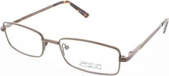 Signature Unisex Brown Rectangular Eyeglass Frames 1119Brown52
