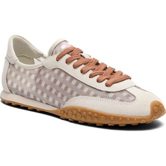 Hoff Bridge Vichy Sneaker in Off White at Nordstrom, Size 7.5Us