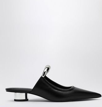 JW PEI Sabot Helena perforated black