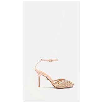 Twentyfourhaitch Schoenen, Dames, Roze, 37 EU, Leer, Los Angeles Sandalen