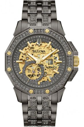 Bulova Octava Heren Grijze Horloge 98A293