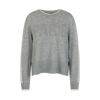 Marc Cain Dames, Truien, Grijs, Maat: 3XL Wol