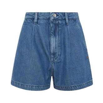 Pepe Jeans London Korte spijkerbroek - Dames - Denim shorts - Blauw - W25 - Katoen - Korte Broeken