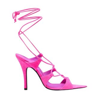 The Attico Renee Stiletto Sandalen - Dames - Schoenen - Roze - Maat: 40 EU Su&egrave;de