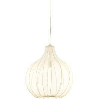 Light & Living L&aacute;mpara Colgante - Elati - Beige Blanco - Textil - Light&living