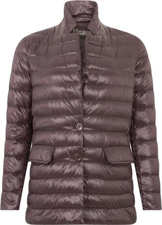Herno Ultralichte Gewatteerde Jas - Dames - Winterjassen - Bruin - XS - Jassen