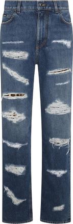 Dolce & Gabbana Blue cotton jeans