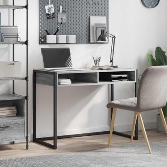 vidaXL vidaXL Scrivania Grigio Sonoma 100 x 50 x 75 cm Legno multistrato