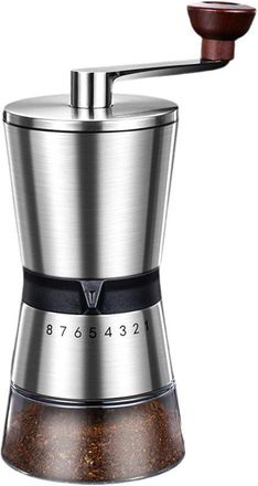 OEM Molinillo De Caf&eacute; Manual Dentado De Cer&aacute;mica - 8 Ajustes Para Espresso/caf&eacute; Fr&iacute;o/prensa Francesa