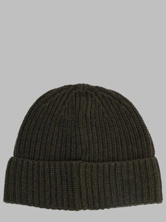 Stone Island L2S15N100012_S00B4V0M5G Virgin Wool Beret - Green