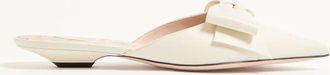 Valentino Garavani Bowow Kidskin Mule 20mm Woman IVORY 37.5