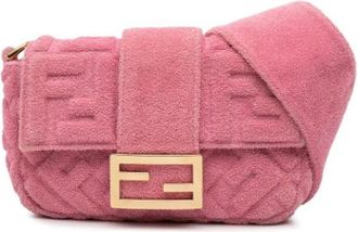 Fendi Pre-owned Belt Bags, female, Pink, Size: ONE SIZE Pre-owned Vintage Belt Bag
