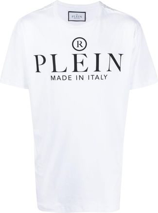 Philipp Plein logo-print cotton T-shirt - men - Cotton - XXXL - White