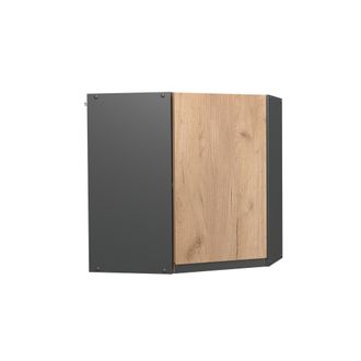Vicco Armario Colgante De Esquina R-line, Roble Dorado, 57 Cm Forma De J