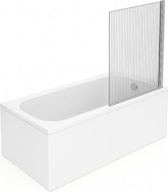Villeroy & Boch Ba&ntilde;era Recta Villeroy & Boch Oberon Quaryl 170 X 70 Cm + Mampara Derecha Aurys Raywall Cromada