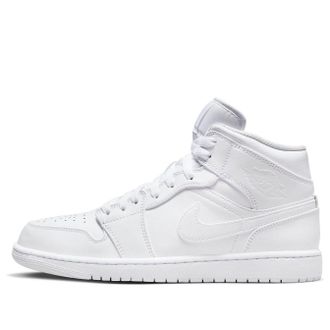 Air Jordan 1 Mid Triple White 2022 554724-136