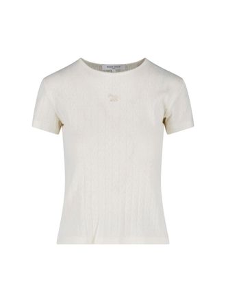 Maison Kitsun&eacute; T-Shirt Textured