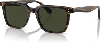 Oliver Peoples Lachman Sun - Heren - Zonnebrillen - Bruin - 50 MM - Accessoires