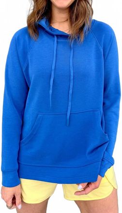 Mono B Laguna Lush Hoodie In Blue