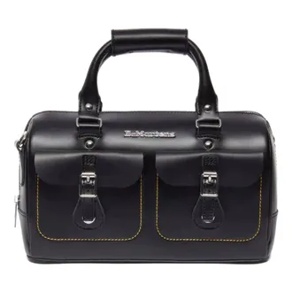 Dr. Martens Kiev Leather Top Handle Bag - female - Dr. Martens - Handbags - Black - ONE SIZE - Bags
