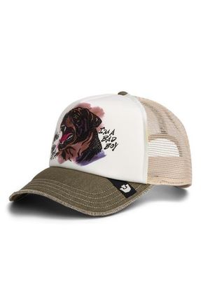 Goorin Brothers Bad Boy Disruption Snapback Trucker Hat in Biscuit at Nordstrom