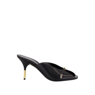 Versace Dames, Schoenen, Zwart, Maat: 36 EU Leer