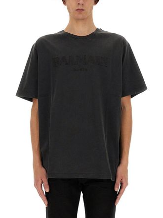 Balmain T-Shirt With Logo