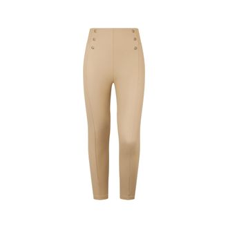 Freddy Pantaloni WR.UP 7/8 similpelle vita alta con bottoni deco