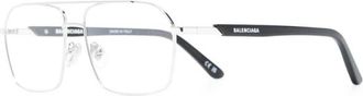 Balenciaga Bb 0248O 001 Optical Frame - Heren - Brillen - Grijs - 57 MM - Accessoires