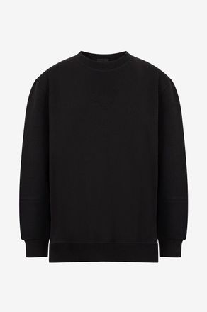 Moncler Boxy-Rundhals-Sweatshirt mit 3D-Logo