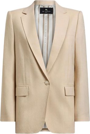 Etro Blazer monopetto jacquard - Toni neutri