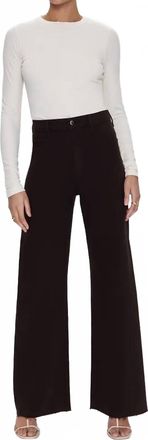 Pistola Denim Penny High Rise Wide Leg Pants In Mocha