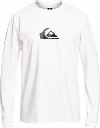 Quiksilver Womens Solid Streak Long Sleeve Surf Tee In White