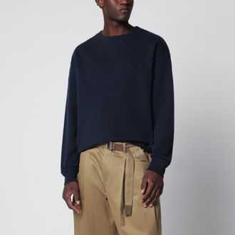 J.W.Anderson Navy cotton sweatshirt with embroidered logo