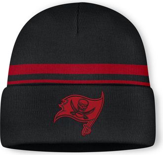 Nike Tampa Bay Buccaneers Primetime Utility Nike Mens NFL Cuffed Beanie in Black | NF40048Y8B-10L