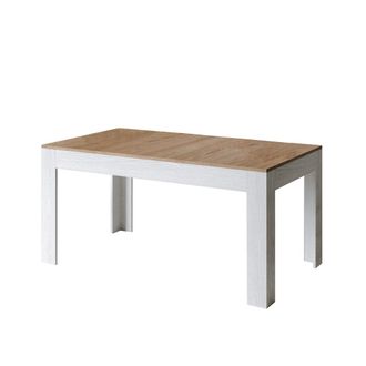 Itamoby Mesa extensible 90x160/220 cm efecto madera roble /fresno blanco