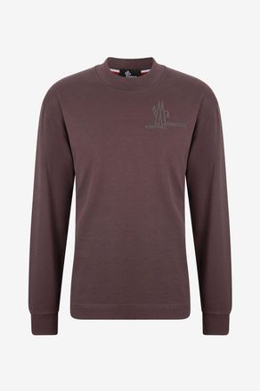 Moncler Langarm-T-Shirt mit reflektierendem Logo Day-Namic