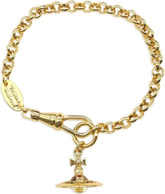 Vivienne Westwood 2020s armband met Orb-bedel - Goud